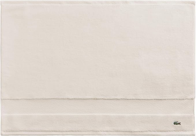 Lacoste Heritage 100% Supima Cotton Tub Mat, Premium Super Soft Bath Towel by LACOSTE