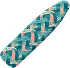 Spiral Stripe Ironing Board Cover, Swirl Line Elastic Edges Non-Slip Thick Iron by Daulesho