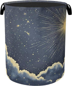 Sun Cloud Gothic Laundry Basket by Gearsly