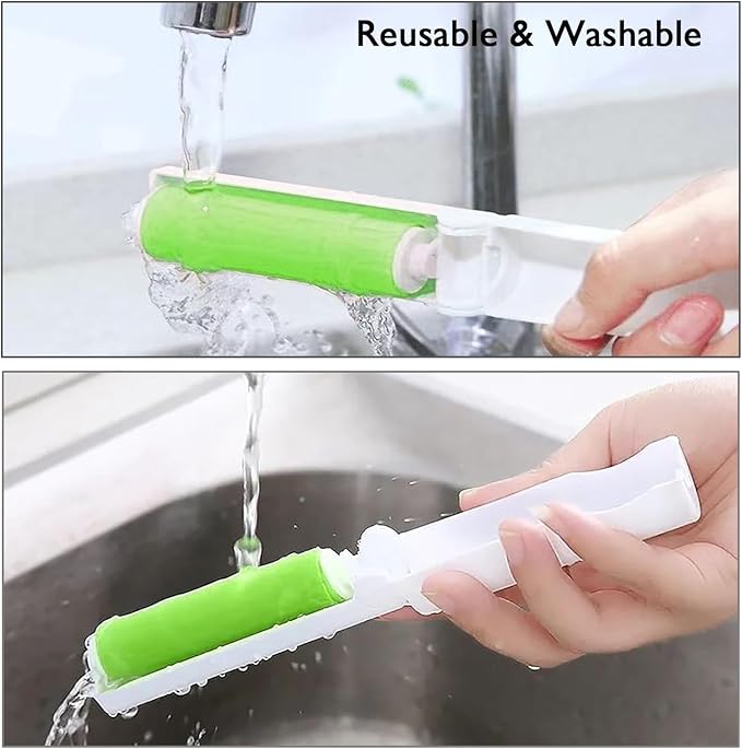Mini Reusable Lint Roller 8 Pack, Washable Sticky Lint Roller Portable Travel - Image 4
