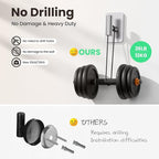 Silver Hooks for Hanging Heavy Duty, Wall Hooks for Shower, Waterproof & - Image 4