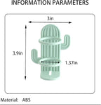 Cactus Pattern Toothbrush Holder Bathroom countertop Organizer Modern Style and - Image 2