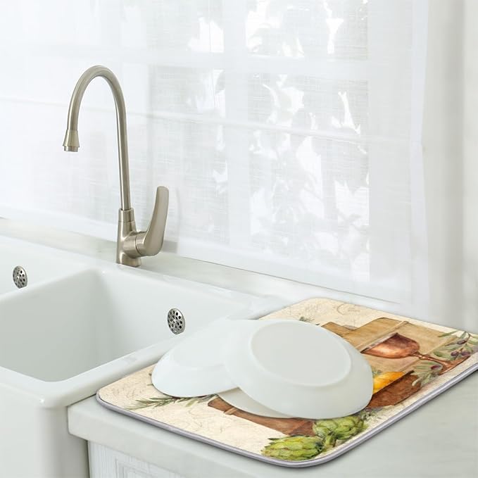 Dish Drying Mats with Hanging Loop - Image 7