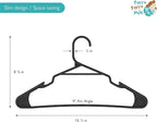 Eco-Friendly Clothing Hangers for Avg. Weight Clothes Made from 100% Recycled - Image 2