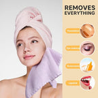 SUNLAND Microfiber Face Cloth Reusable Makeup Remover Facial Cleansing Towel - Image 2