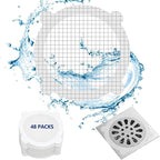 48Pack-Disposable Shower Drain Hair Catcher Mesh Stickers - Image 7