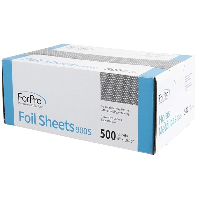 ForPro Professional Collection Embossed Foil Sheets 900S, Aluminum Foil - Image 2