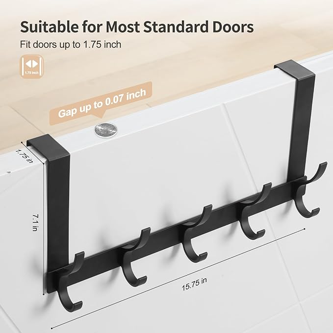Over The Door Hooks, Door Hanger Hooks - Image 4