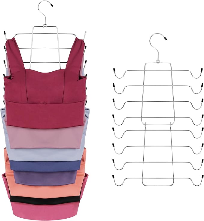ZEDODIER 3 Pack Tank Top Hanger Space Saving, Bra Hangers by ZEDODIER