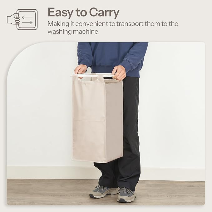 HOOBRO Laundry Sorter 3 Section, Laundry Hamper - Image 7