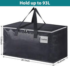 Moving Bags Heavy Duty with Strong Zippers and Handles Collapsible Moving - Image 2