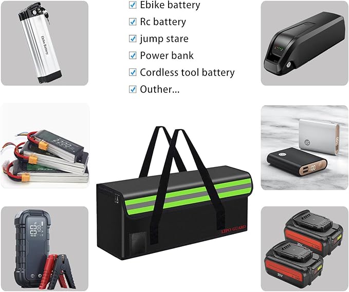 Lipo Battery Safe Bag Large Capatity Fireproof Bag - Image 6