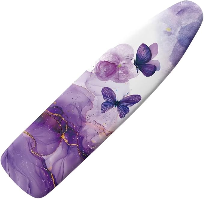 Sprowallow Purple Butterfly Flower Ironing Board Covers 15 x 54 inch Drawstring by Sprowallow