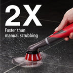 Rubbermaid Reveal Power Scrubber 5-Piece Kit, Cordless Electric Battery Powered - Image 3