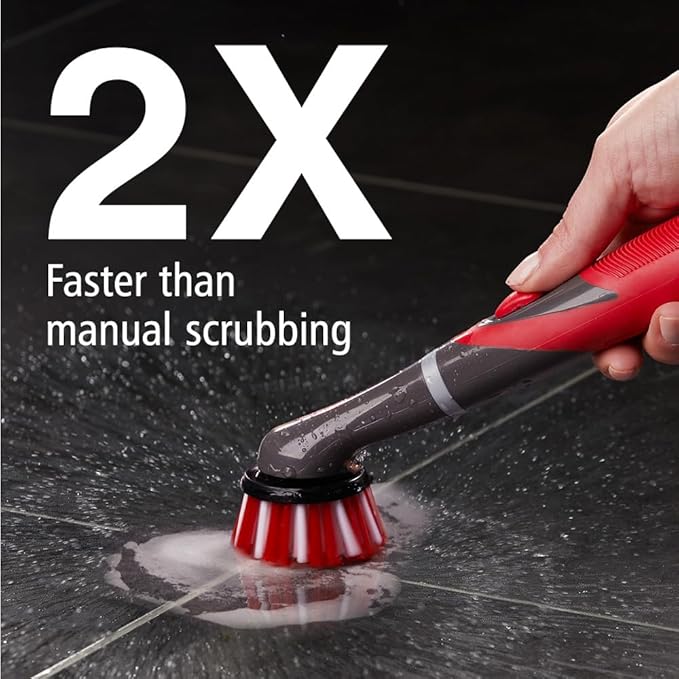 Rubbermaid Reveal Power Scrubber 5-Piece Kit, Cordless Electric Battery Powered - Image 3