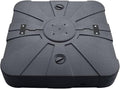 EliteShade USA 33" x 33" Offset Patio Umbrella Base Sand/Water Filled Square Umbrella Stand,Black by EliteShade