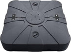 EliteShade USA 33" x 33" Offset Patio Umbrella Base Sand/Water Filled Square Umbrella Stand,Black by EliteShade