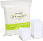 1000 PCS Thin Makeup Facial Cotton Pads, Square Makeup Remover Cotton Pads by Unknown
