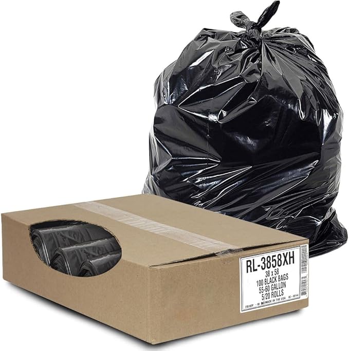 Aluf Plastics 55 Gallon Trash Can Liners by AlufPlastics
