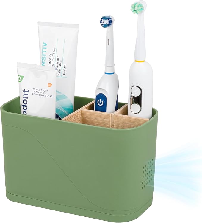 Toothbrush Holders for Bathrooms, Electric Tooth Brush Holder by Heagoale