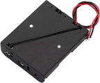 6 Pieces 3 Slots x 1.5V AA Battery Case Holder Battery Spring Clip Storage Box - Image 3