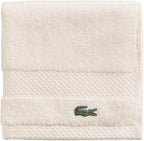 Lacoste Heritage 100% Supima Cotton Wash Cloth, Premium Super Soft Bath Towel by LACOSTE