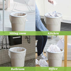 5 Gallon 330 Counts Strong Trash Bags Garbage Bags by Teivio, Bathroom Trash - Image 5