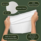 Clean Facial Towels for Sensitive Skin, 100% USDA Biobased Face Towels - Image 2