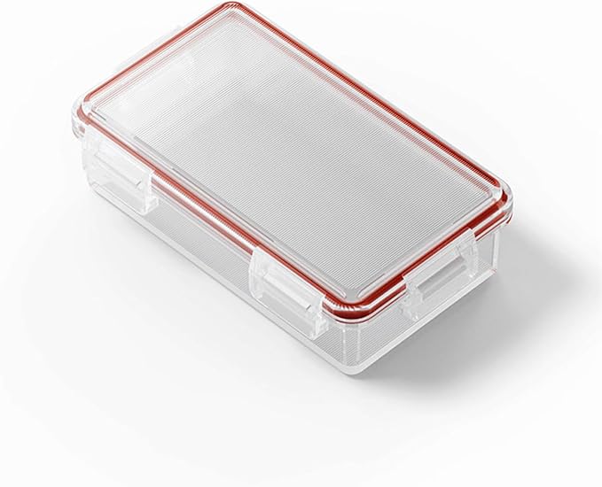 Fielect 2 x 18650 Battery Storage Case Holder Organizer Box Transparent 2Pcs - Image 7
