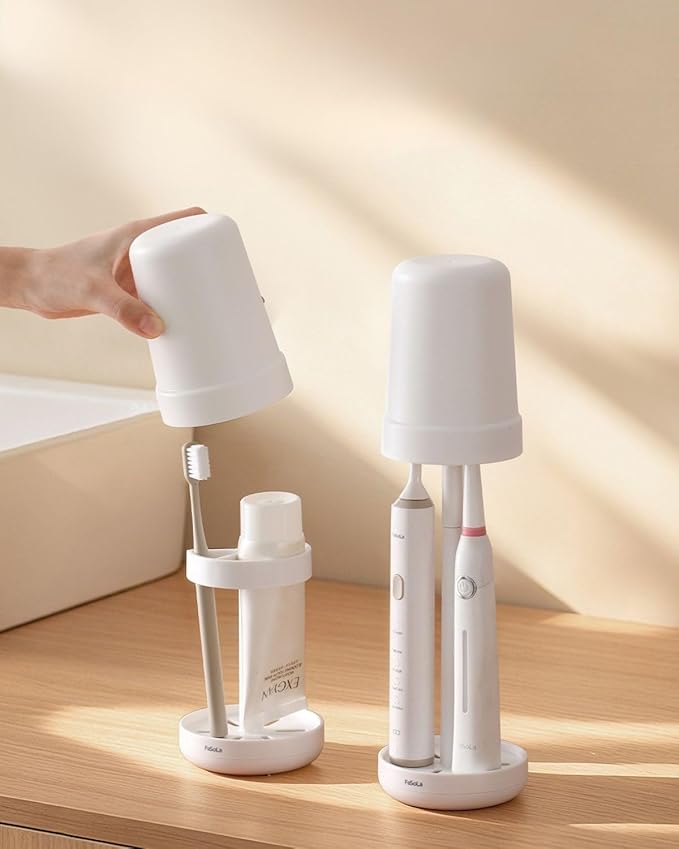 Cruise Toothbrush Holder for Bathroom Countertop – Fits Electric & Manual - Image 2