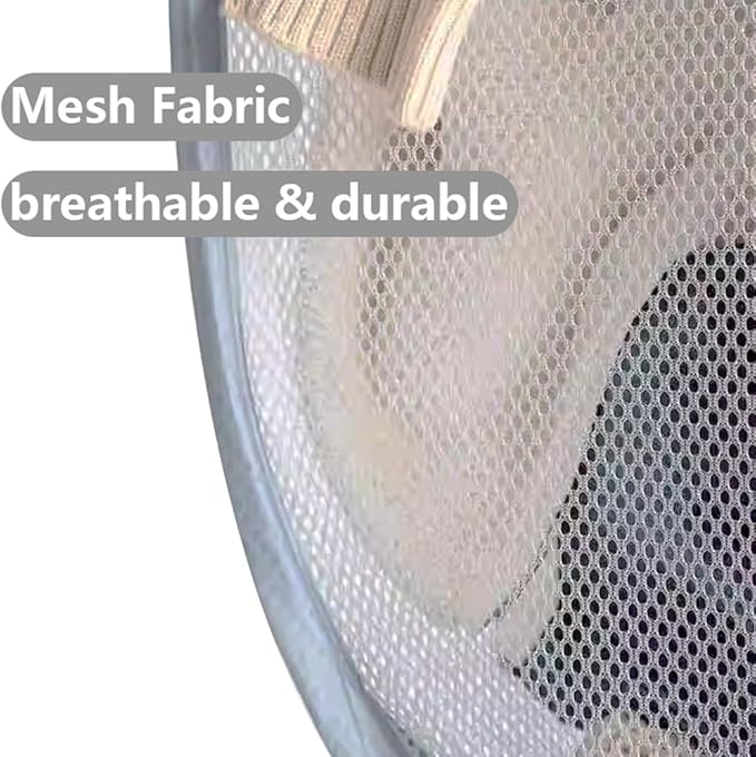 Mesh Pop Up Laundry Hamper, Collapsible Laundry Baskets, Foldable Clothes - Image 5