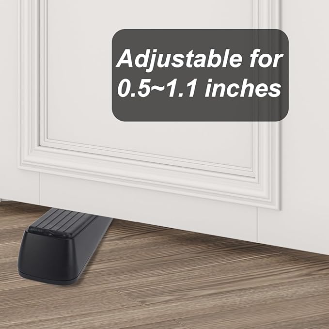 2 Pack Door Stoppers, Zinc Alloy Door Stop - Image 7
