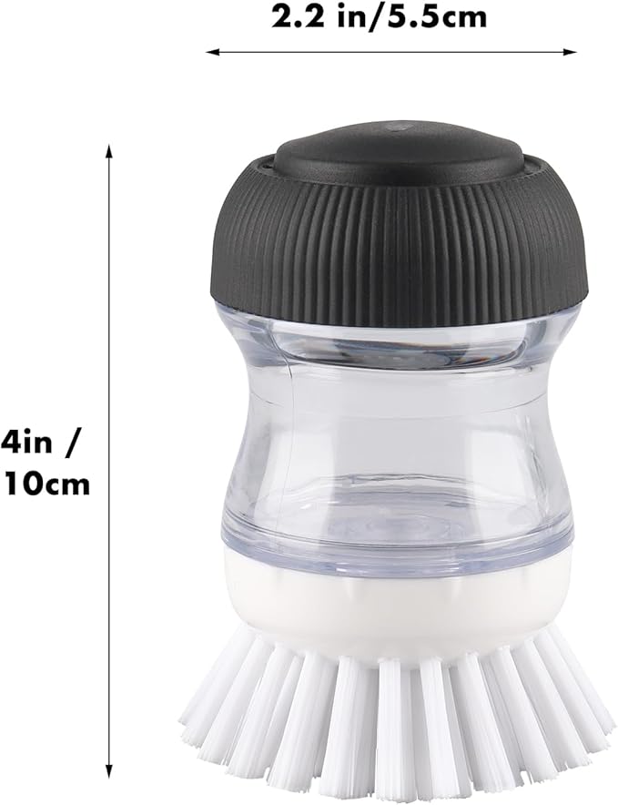Dish Scrub Brush with Soap Dispenser, Kitchen Brush - Image 6