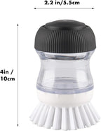 Dish Scrub Brush with Soap Dispenser, Kitchen Brush - Image 6