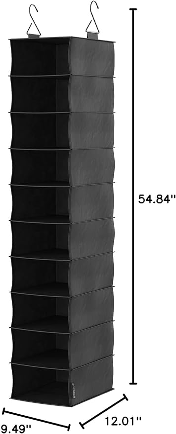 ClosetMaid 20502 10-Shelf Fabric Hanging Closet Organizer - Image 7