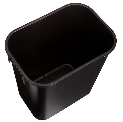 Amazon Basics Small Rectangular Commercial Office Wastebasket, 3 Gallon - Image 4