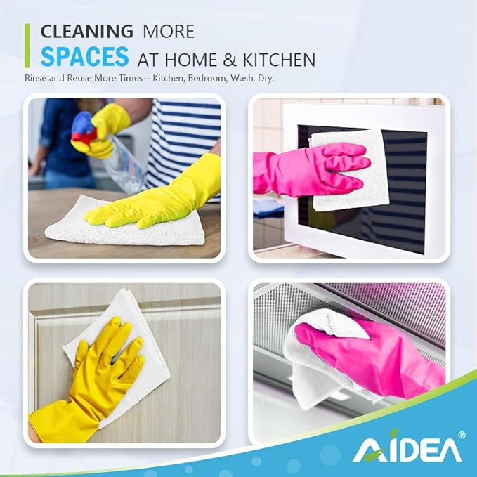 AIDEA Microfiber Cleaning Cloth-50PK, Soft Microfiber Towels - Image 7