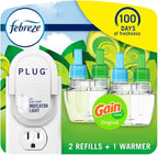 Febreze Plug-In Air Freshener, Odor-Fighting Scented Oil Starter Kit, Air by Febreze