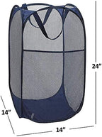 Pop up Laundry Hamper, Foldable Mesh Clothes Hamper - Image 2