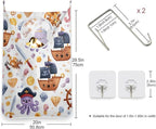 Cute Pirate Octopuses Sailboats Diamonds Hanging Laundry Hamper Door Hampers - Image 3