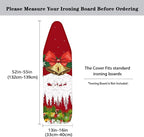 Christmas Bowknot Ironing Board Covers Fits Standard Sizes Ironing Board - Image 5