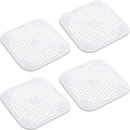 4Pcs Square Drain Cover for Shower, TPR Drain Hair Catcher Shower Drain Cover by Unknown