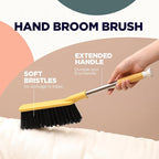 6 Pcs 17'' Hand Broom Brush Dust Brushes Soft Bristle Cleaning Brushes Handheld - Image 3