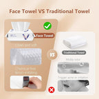 Face Towels Disposable Cotton Facial Towels, Drying Tissue - Image 2