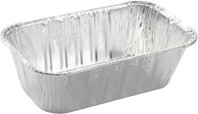 1Lb mini Loaf Pans Heavy Duty Disposable Aluminum Foil Bread Tins Standard Size - Image 4