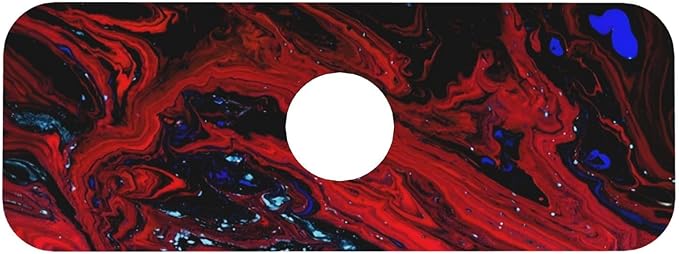 Red marble Kitchen sink faucet pad, strong water absorption, anti slip - Image 9