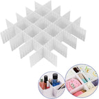 8pcs DIY Plastic Drawer Organizer Adjustable Drawer Dividers - Image 6