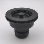 3-1/2 Inch Polymer Black Sink Drain Assembly - Image 3