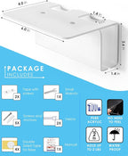 OAPRIRE Electric Toothbrush Holder Wall Mounted, 2 Pack Acrylic Electric - Image 5