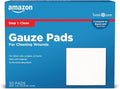 Amazon Basic Care Gauze Pads, 3x3 inches Sterile Medical Wound Dressing Sponges by AmazonBasicCare